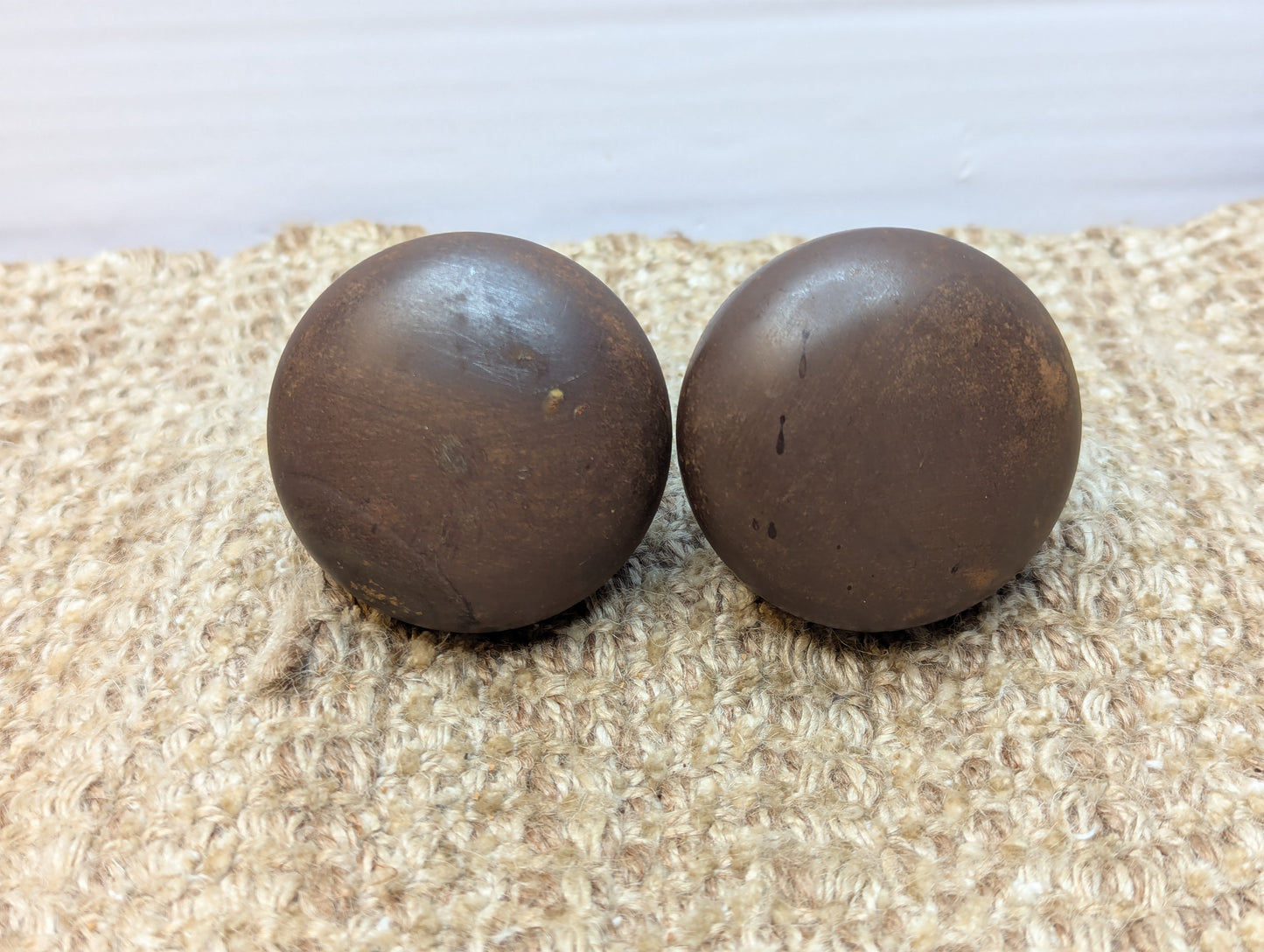 2 1/4" Antique Steel Door Knob Set Door Hardware