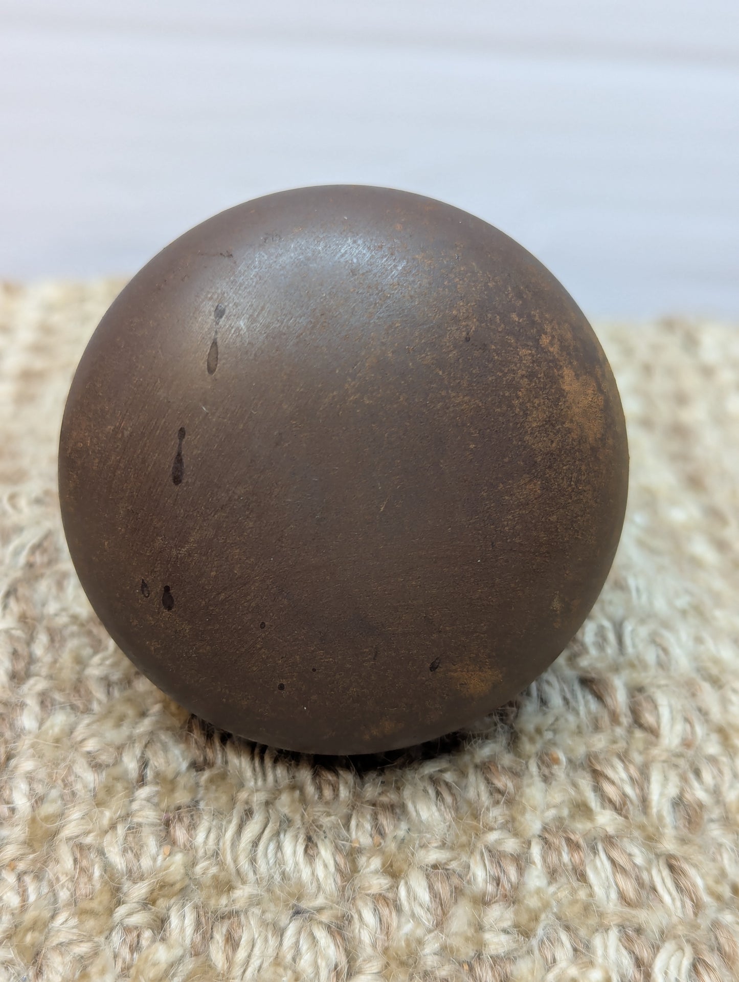 2 1/4" Antique Steel Door Knob Set Door Hardware
