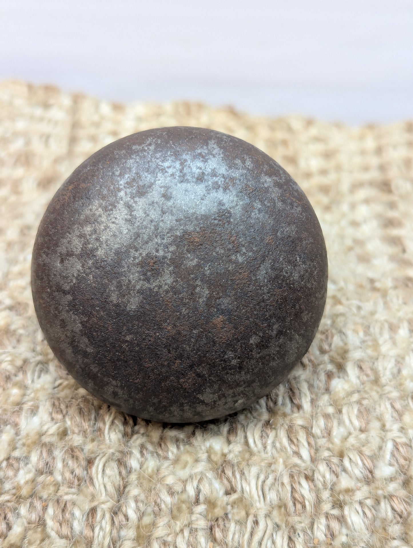 2 1/4" Antique Steel Door Knob Set Door Hardware