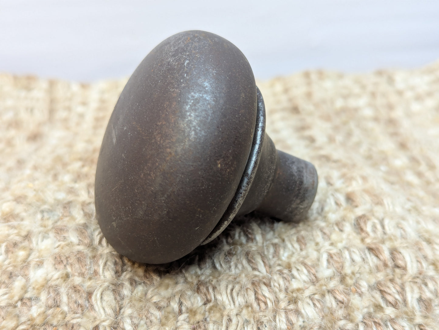 2 1/4" Antique Steel Door Knob Set Door Hardware