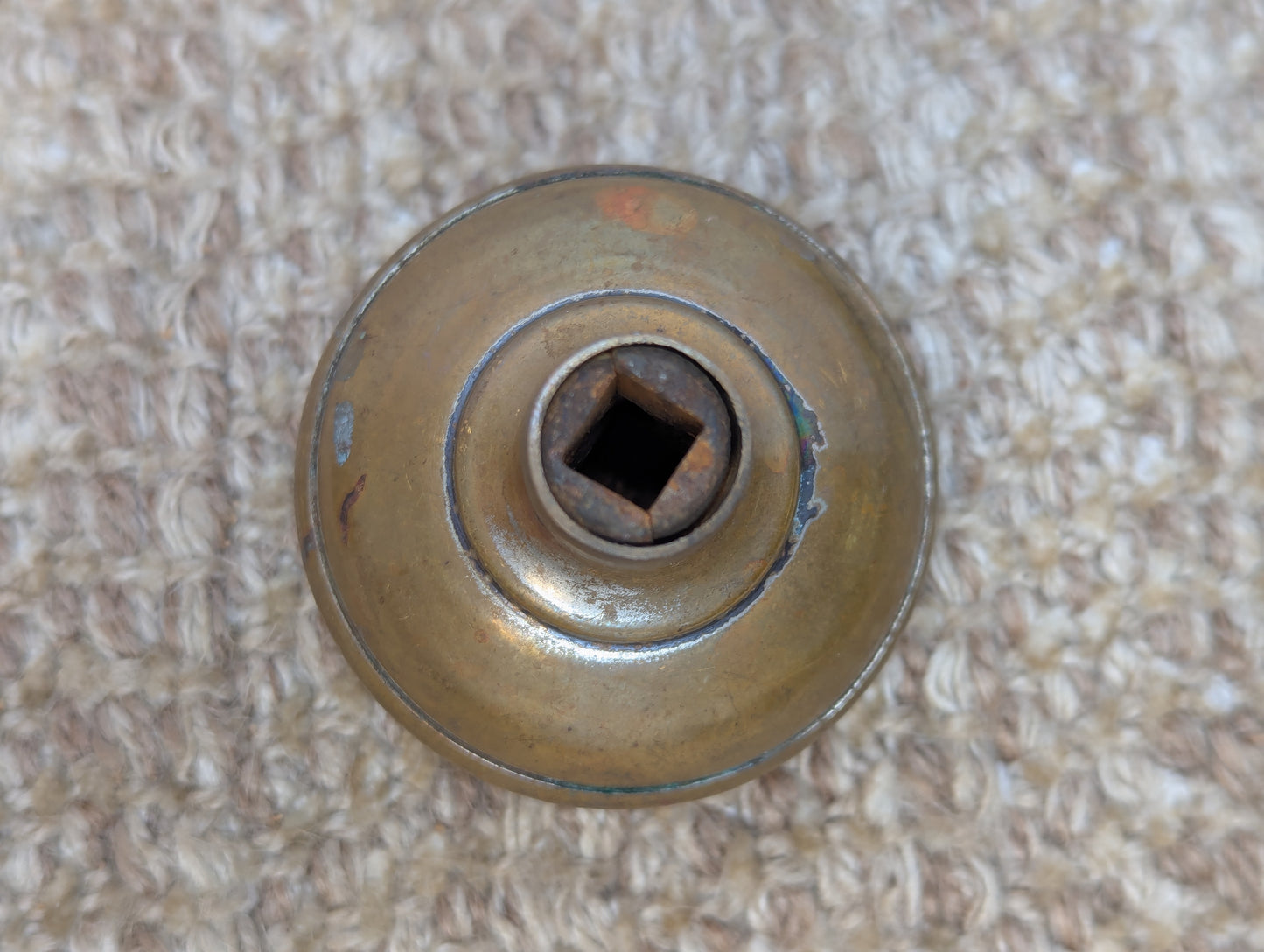 2 1/4" Antique Penn "Douglas" Door Knob Set Door Hardware Circa 1915