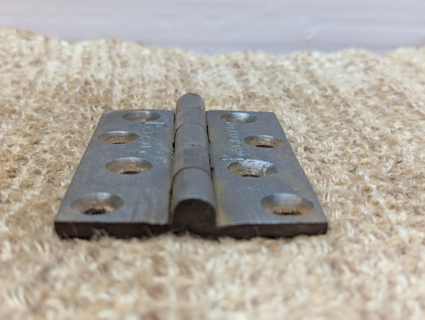 Baldwin 2 5/8" x 4" Antique Cast Iron Butt Hinge Door Hardware