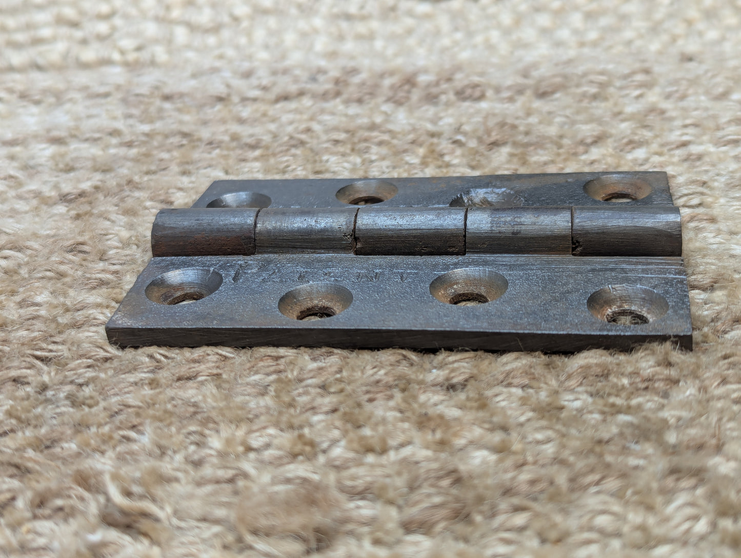 Baldwin 2 5/8" x 4" Antique Cast Iron Butt Hinge Door Hardware