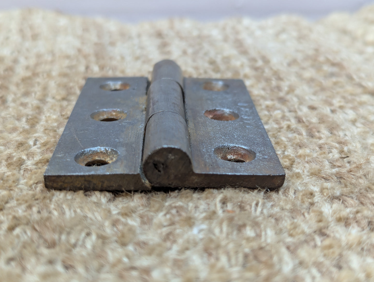 2 3/16" x 3" Antique Cast Iron Butt Hinge Door Hardware
