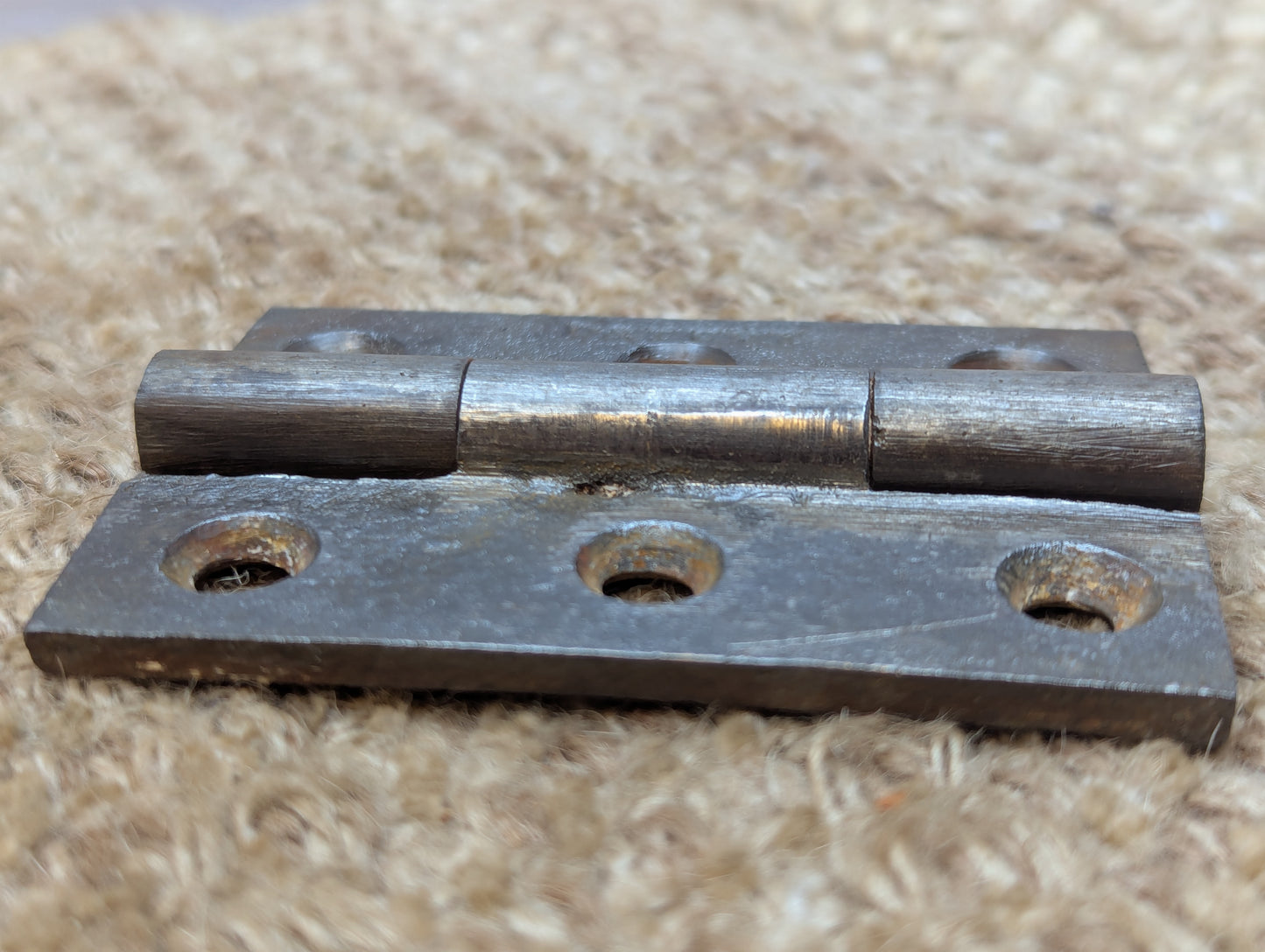 2 3/16" x 3" Antique Cast Iron Butt Hinge Door Hardware
