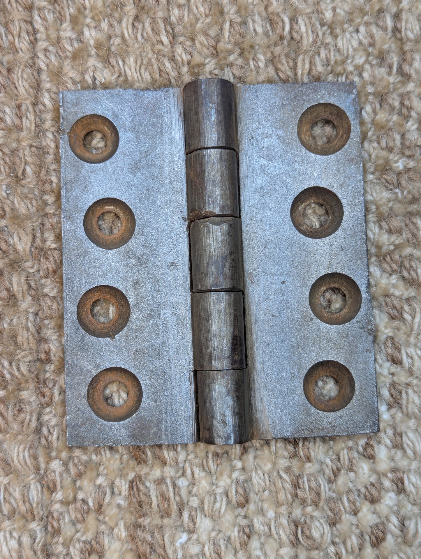 Savery & Co 3" x 3 1/2" Antique Cast Iron Butt Hinge Door Hardware