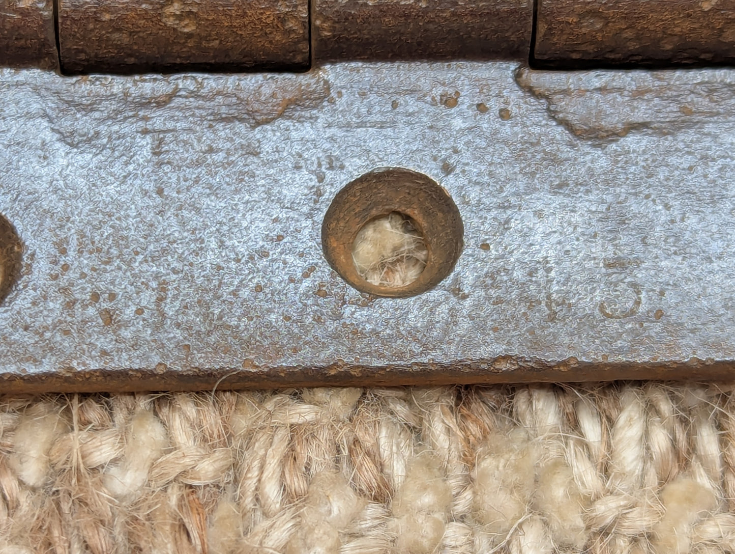 2 1/8" x 3" Antique Cast Iron Butt Hinge Door Hardware