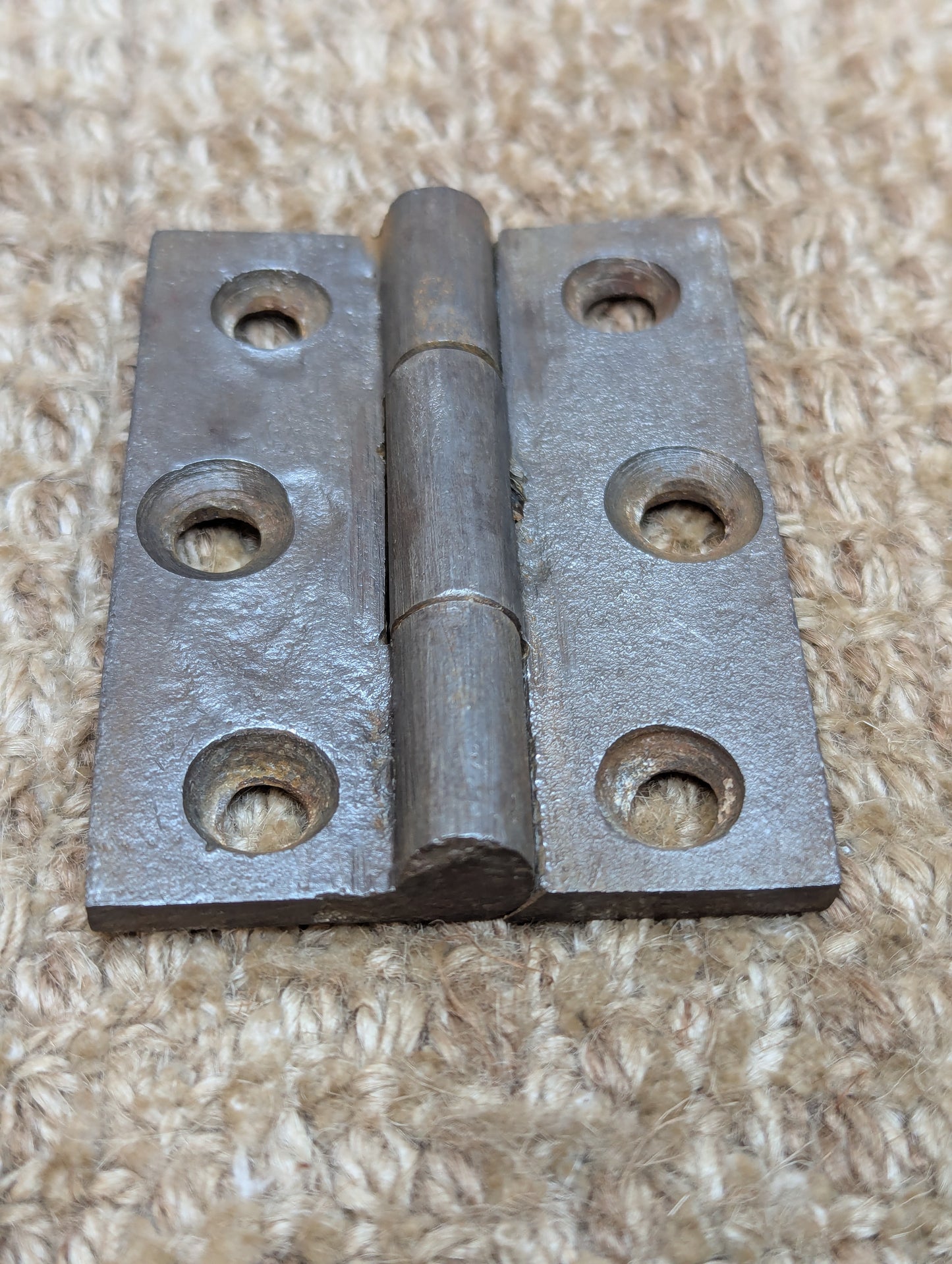 2 3/16" x 3" Antique Cast Iron Butt Hinge Door Hardware