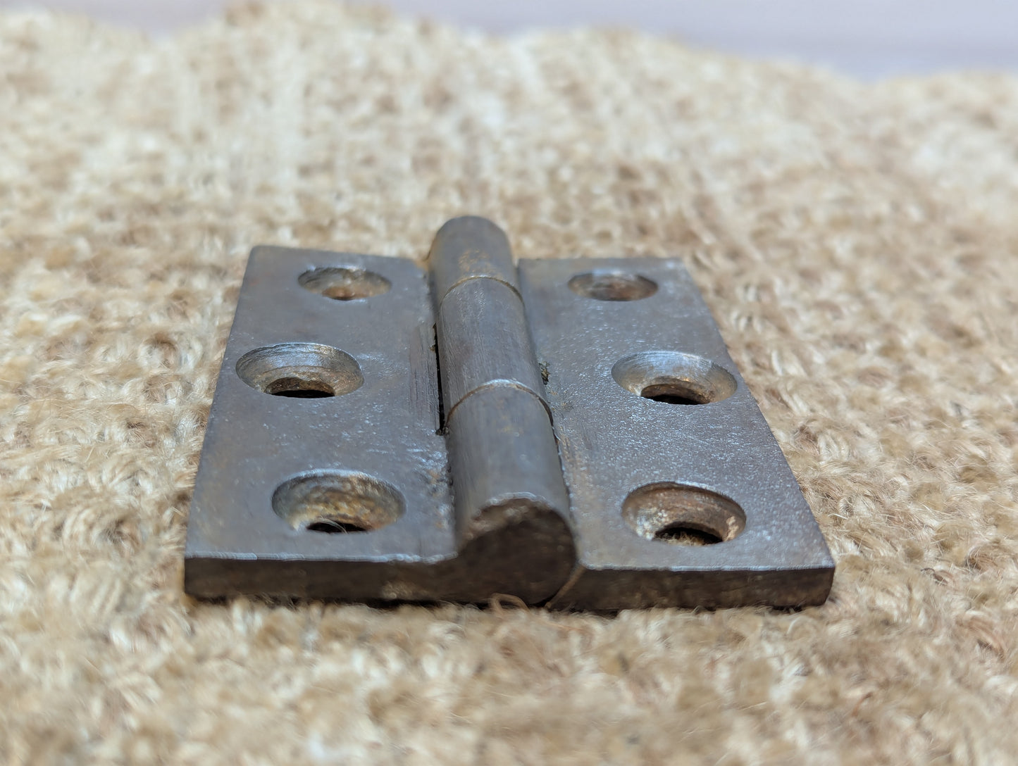 2 3/16" x 3" Antique Cast Iron Butt Hinge Door Hardware