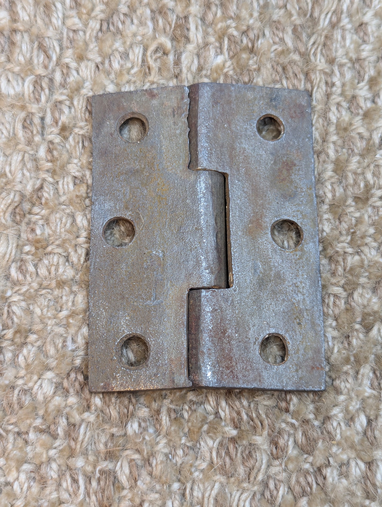 2 3/16" x 3" Antique Cast Iron Butt Hinge Door Hardware
