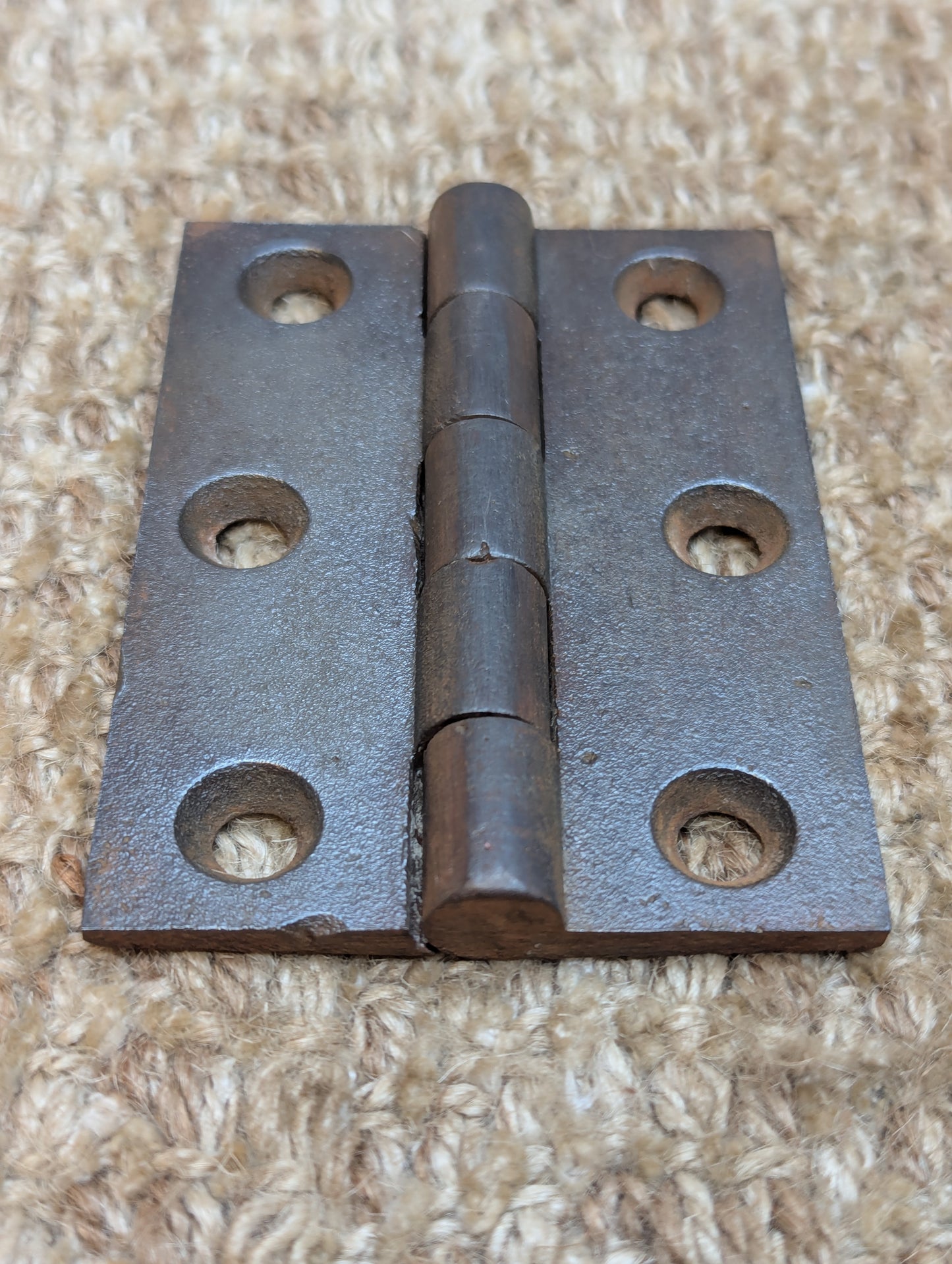 2 1/2" x 3 3/8" Antique Cast Iron Butt Hinge Door Hardware