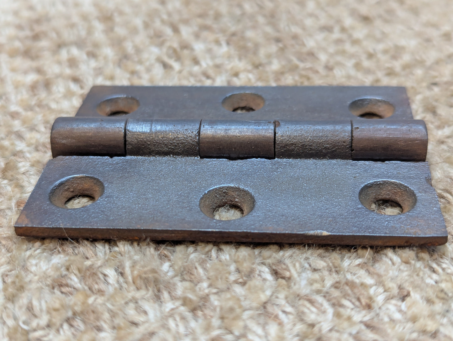 2 1/2" x 3 3/8" Antique Cast Iron Butt Hinge Door Hardware
