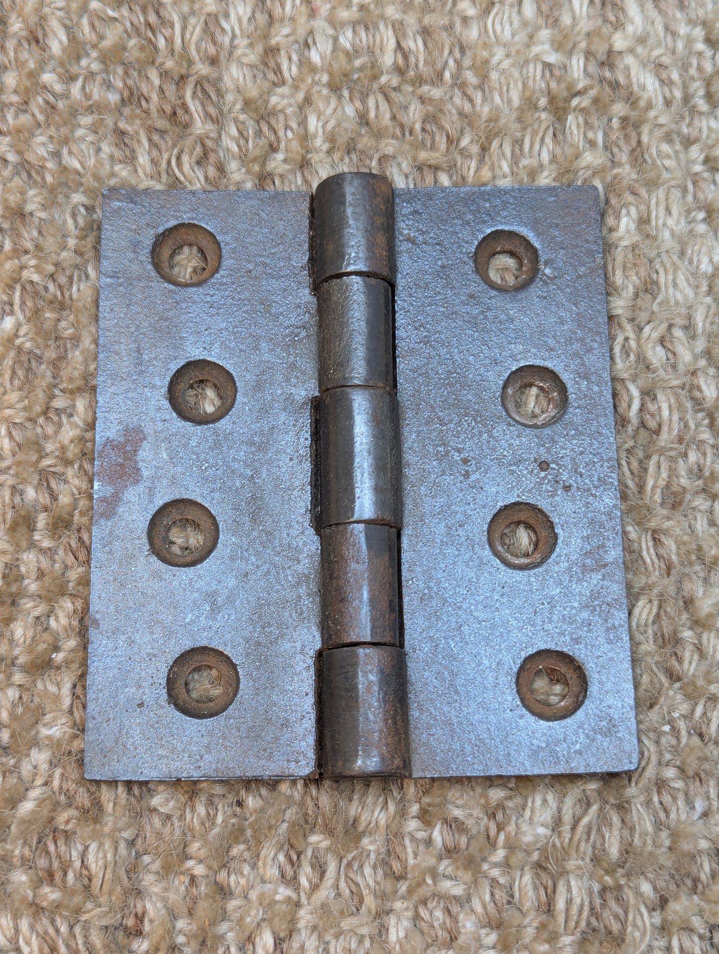 3" x 3 1/2" Antique Cast Iron Butt Hinge Door Hardware