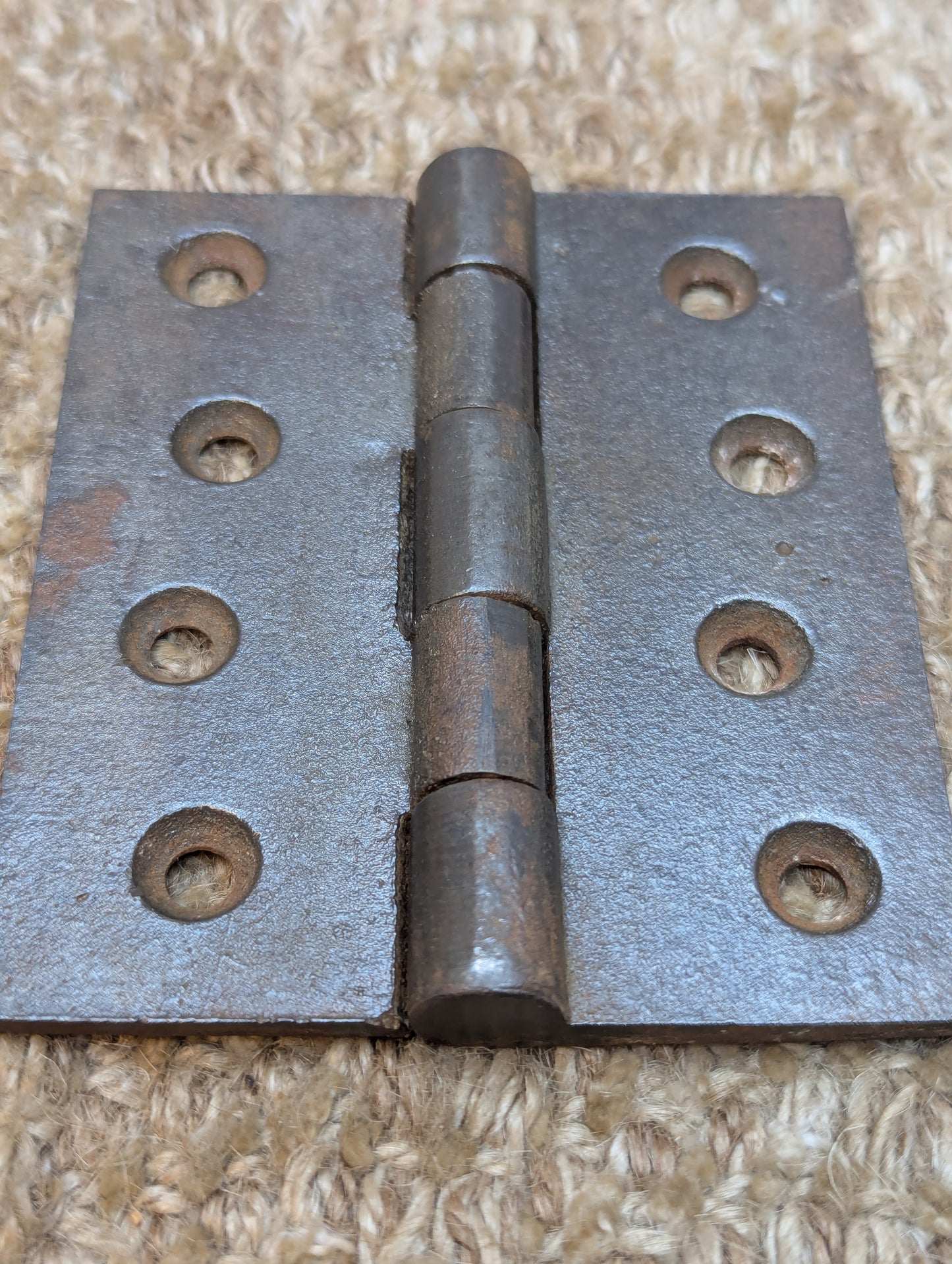 3" x 3 1/2" Antique Cast Iron Butt Hinge Door Hardware