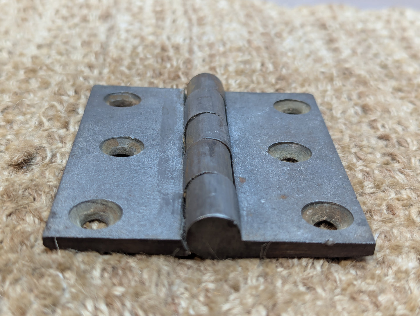 3" x 3 1/2" Antique Cast Iron Butt Hinge Door Hardware