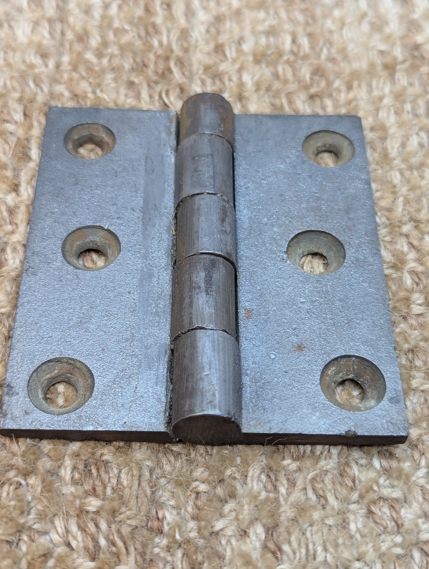 3" x 3 1/2" Antique Cast Iron Butt Hinge Door Hardware
