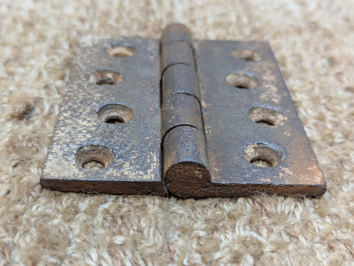 3" x 3 1/2" Antique Cast Iron Butt Hinge Door Hardware