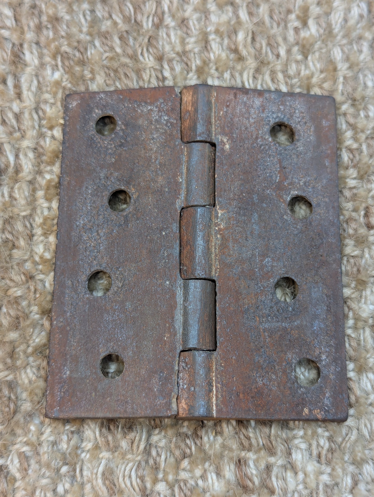 3" x 3 1/2" Antique Cast Iron Butt Hinge Door Hardware
