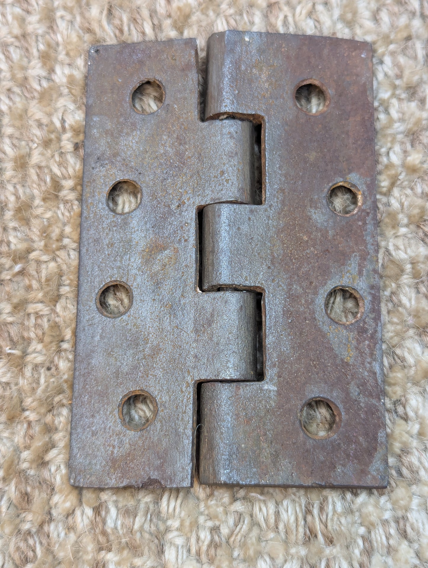 2 3/8" x 3 5/8" Antique Cast Iron Butt Hinge Door Hardware
