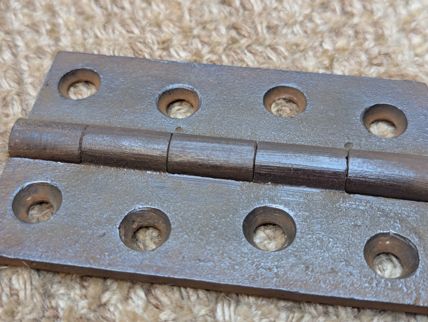 2 9/16" x 4" Antique Cast Iron Butt Hinge Door Hardware