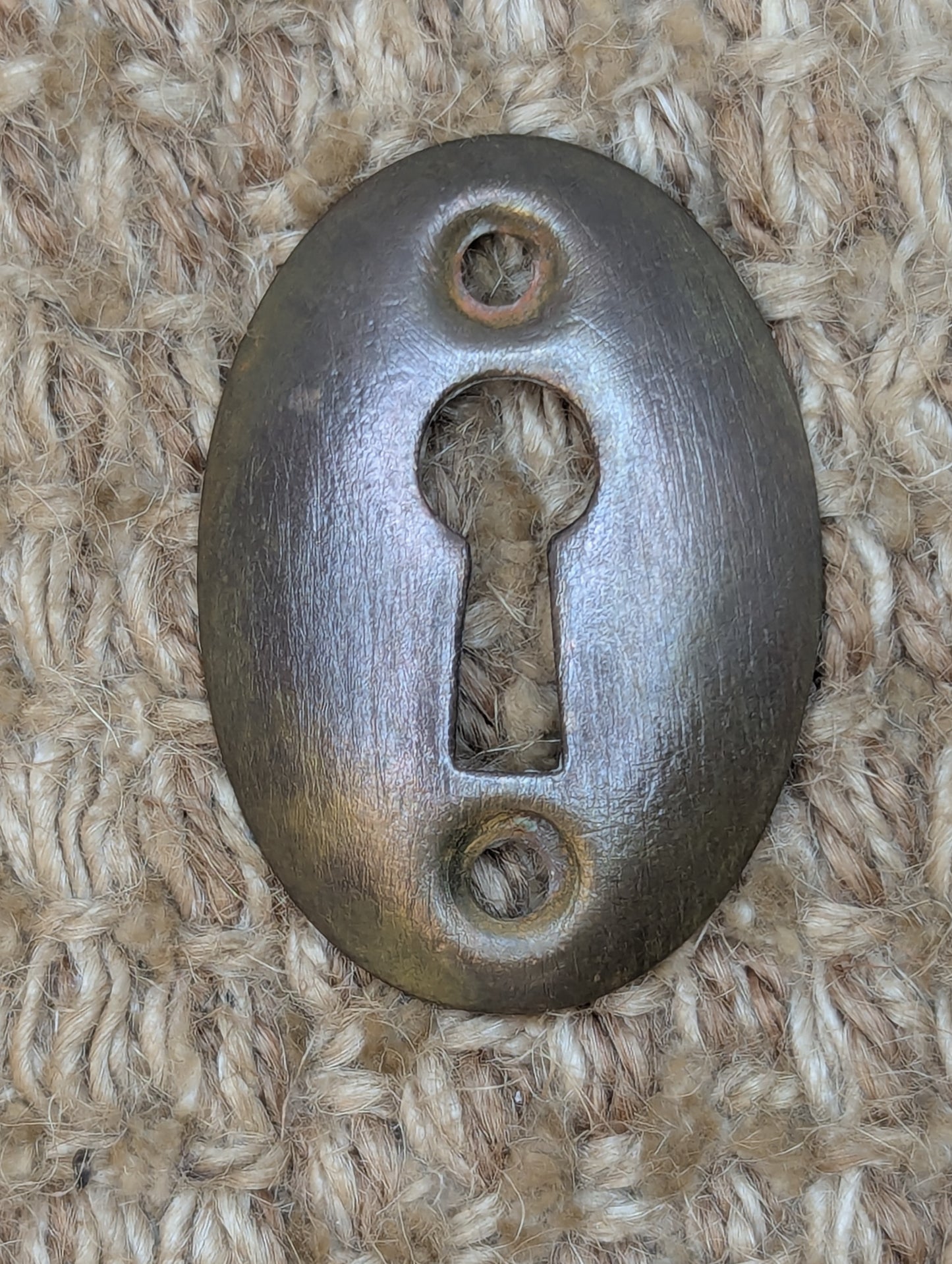Antique Brass Key Hole Cover Escutcheon