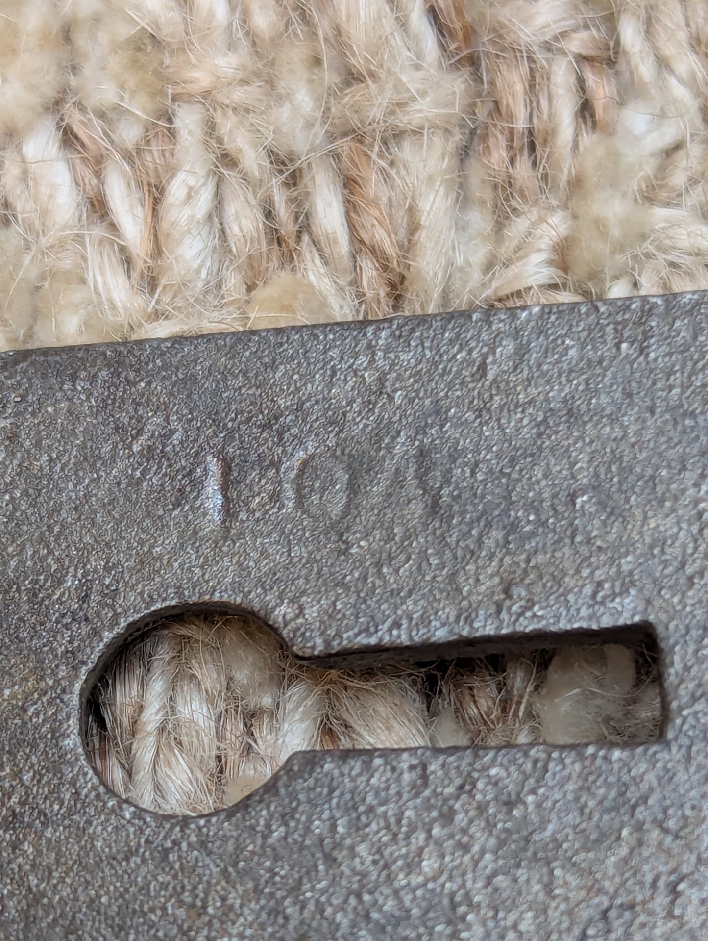 Antique Cast Iron Key Hole Cover Escutcheon Door Hardware #104