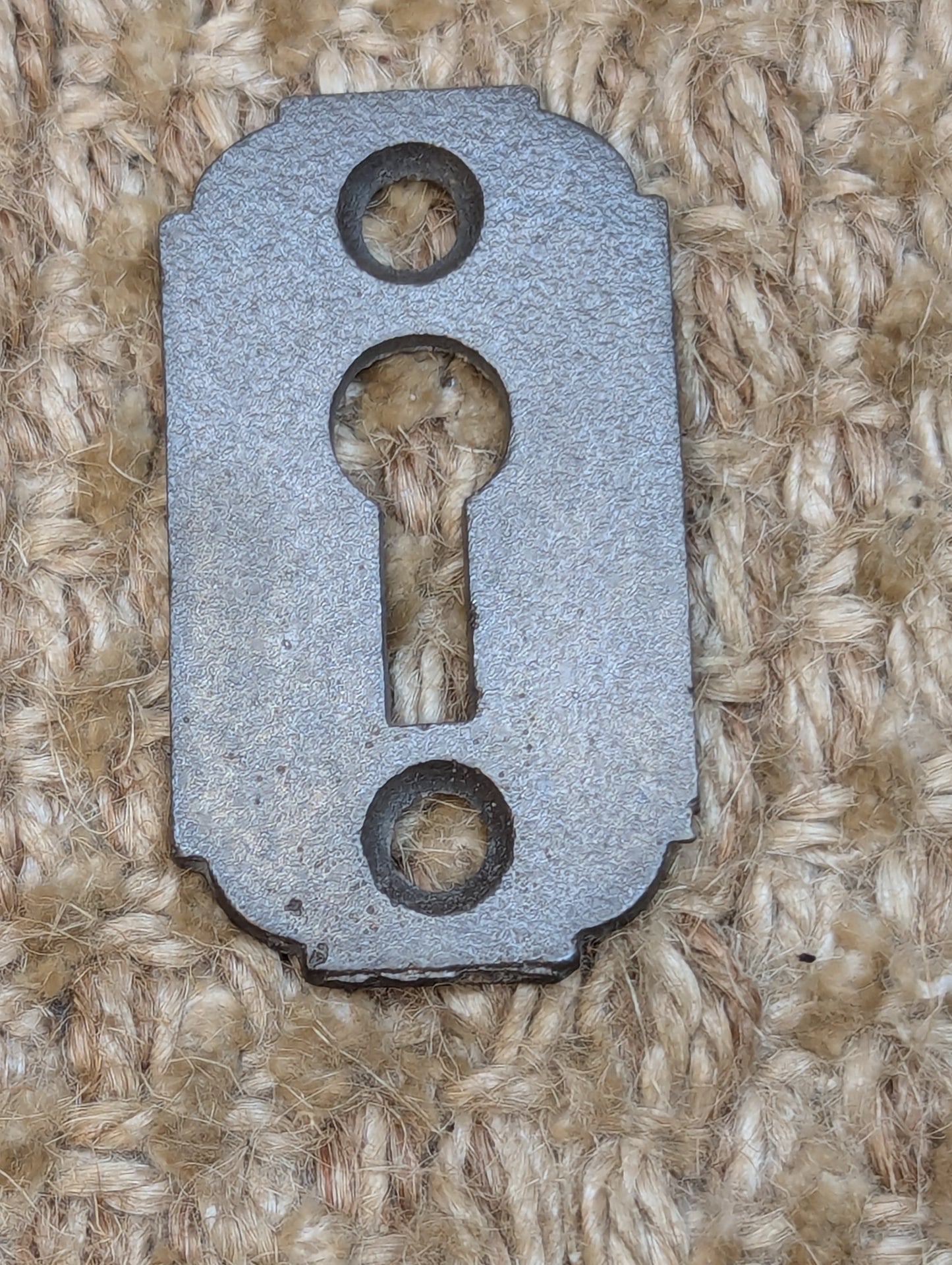 Antique Cast Iron Key Hole Cover Escutcheon Door Hardware