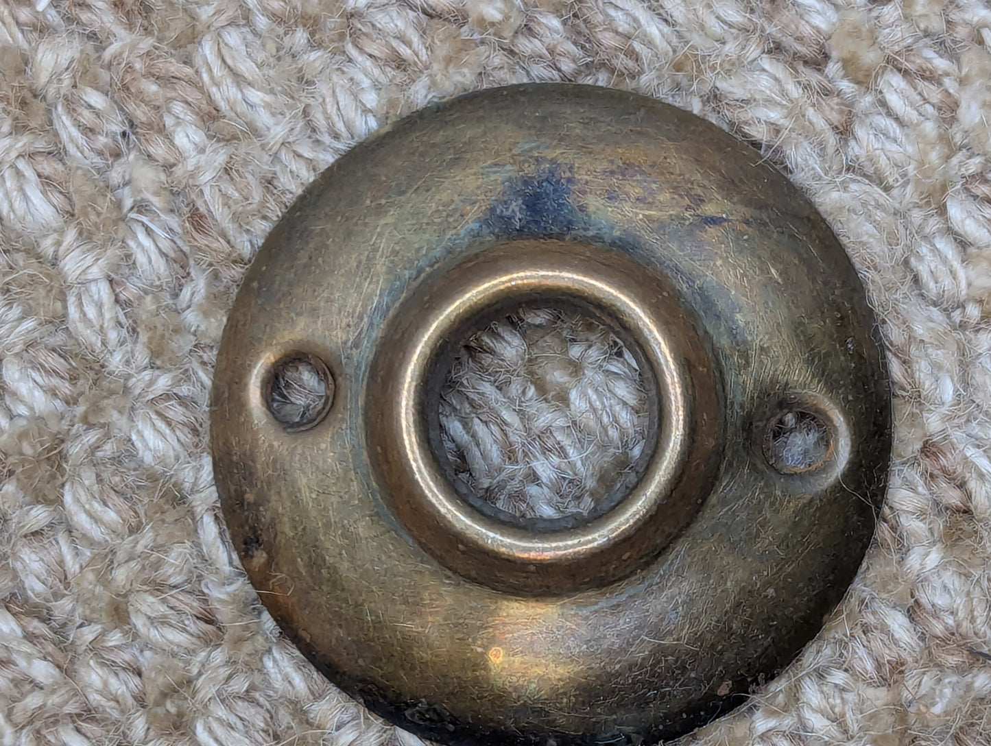 2" Antique Brass Rosette Escutcheon For Door Knob Door Hardware