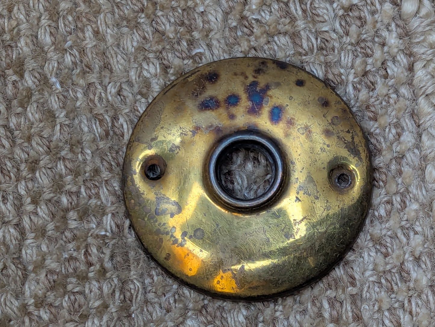3" Antique Brass Rosette Escutcheon For Door Knob Door Hardware