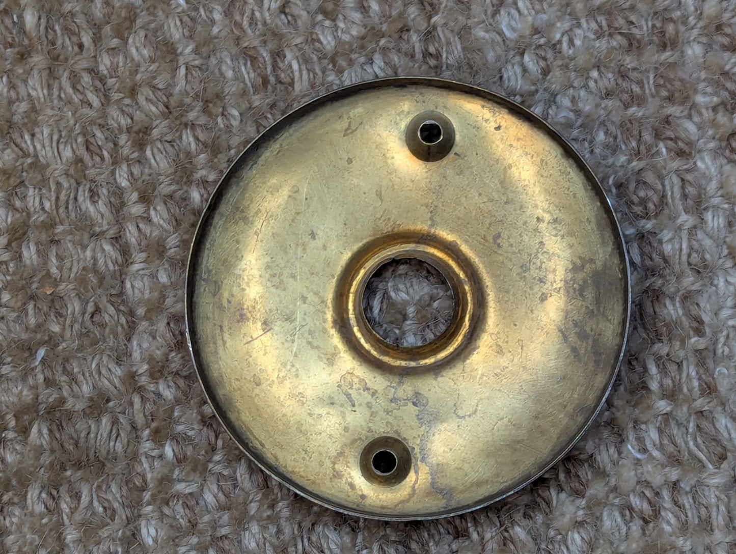 3" Antique Brass Rosette Escutcheon For Door Knob Door Hardware