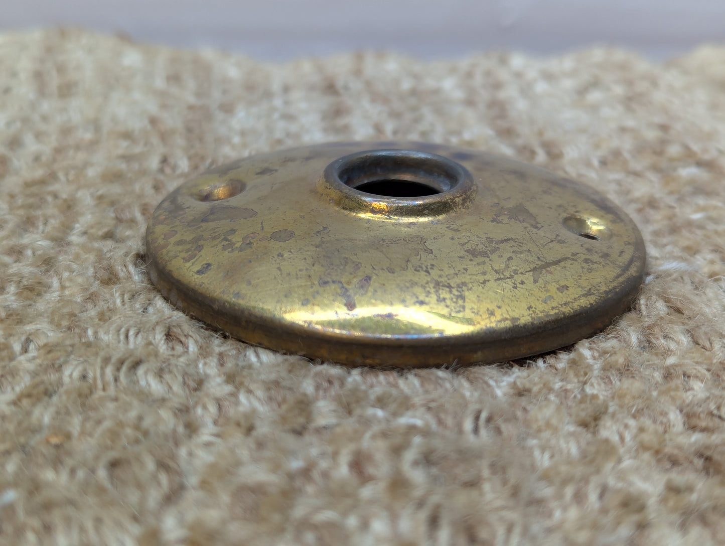 3" Antique Brass Rosette Escutcheon For Door Knob Door Hardware