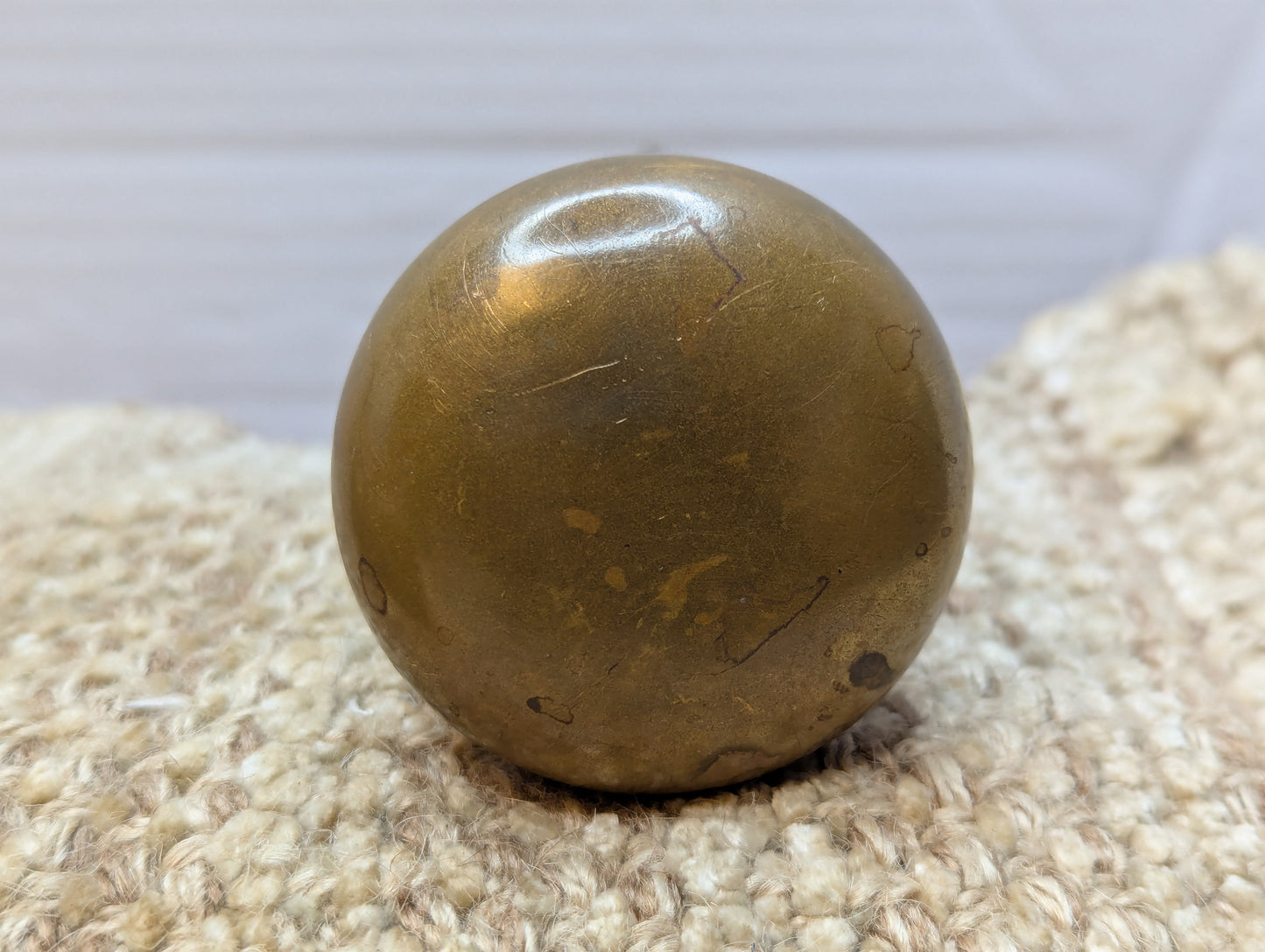 2 1/4" Antique Brass Door Knob Set Door Hardware