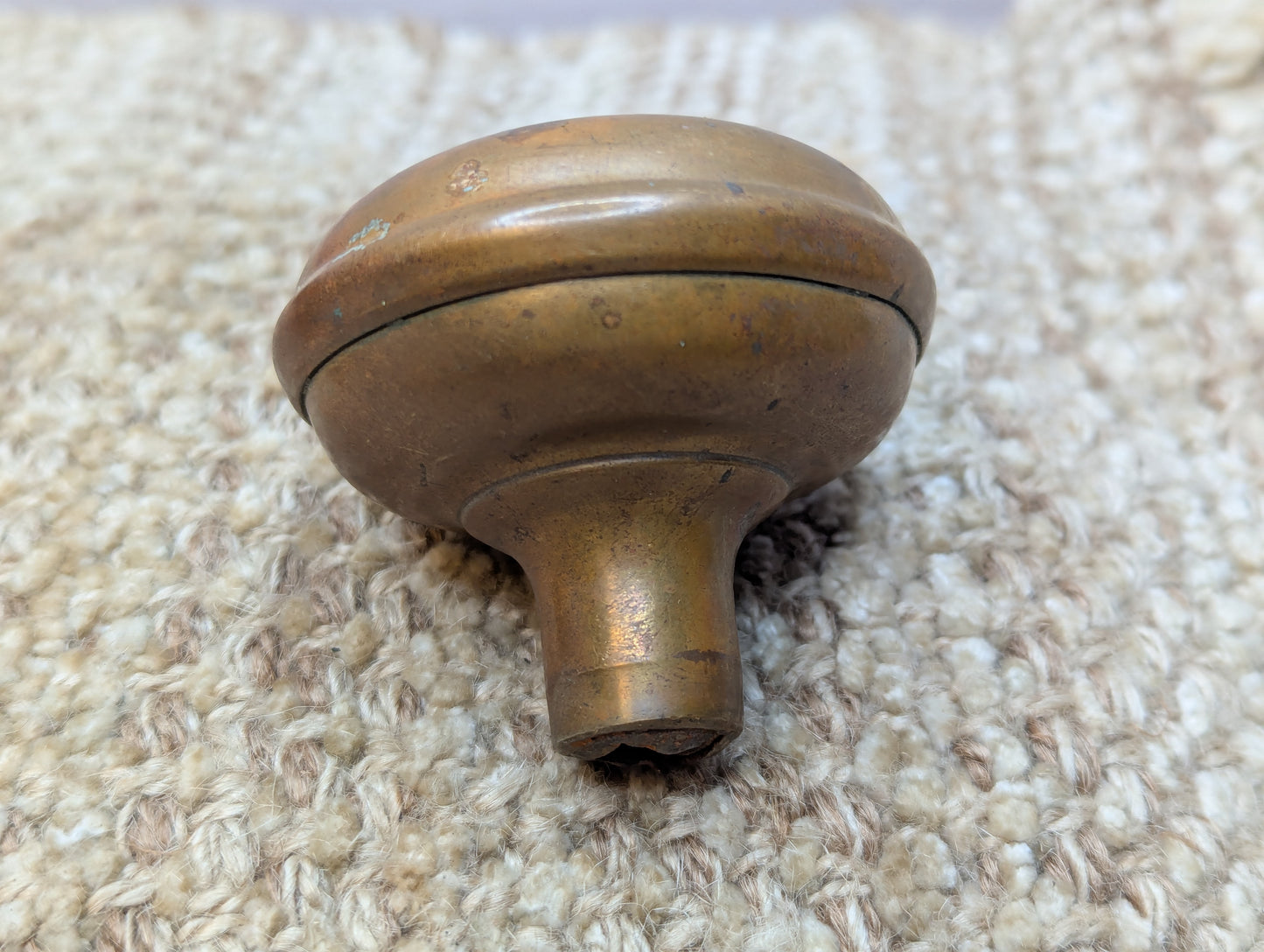 2 1/4" Antique Brass Door Knob Set Door Hardware