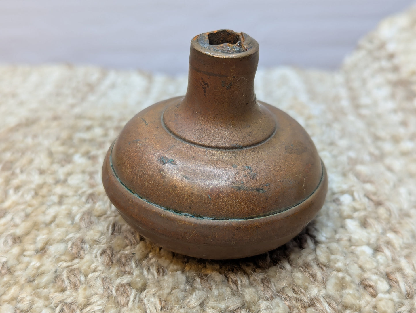 2 1/4" Antique Brass Door Knob Set Door Hardware