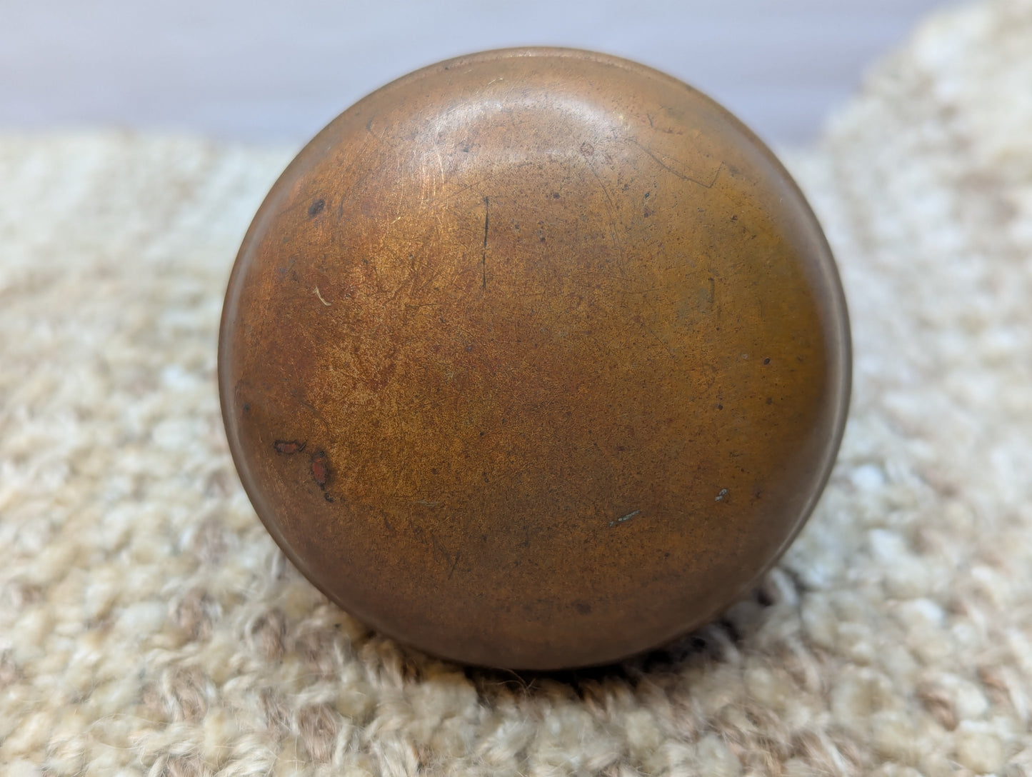 2 1/4" Antique Brass Door Knob Set Door Hardware
