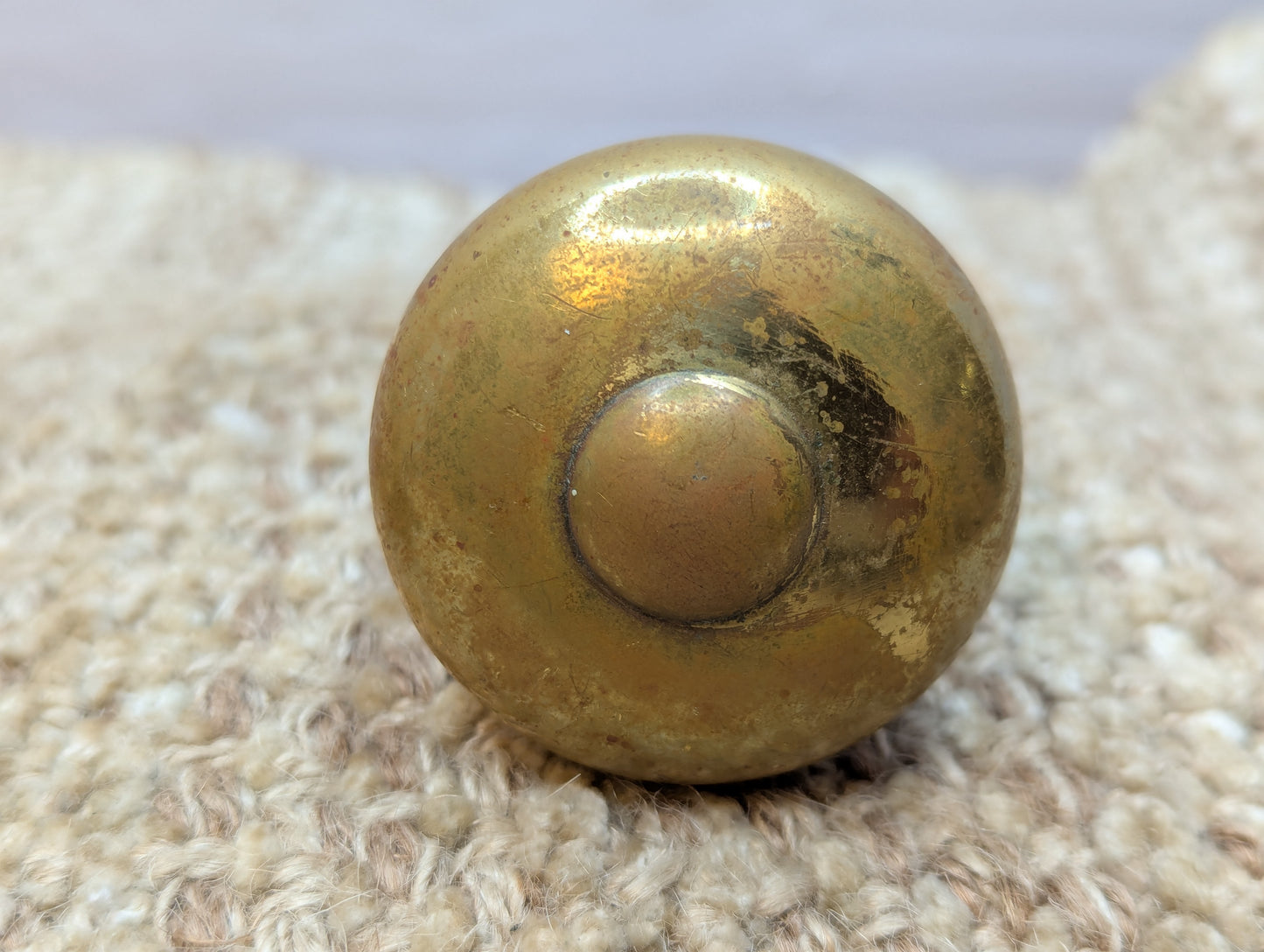 1 3/4" Antique Brass Door Knobs & Brass Rosettes #3411 3/4 Door Hardware