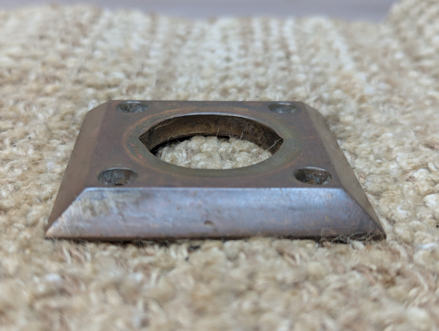 Antique Brass Benton #2444 Cylinder Lock Collar Ring For Exterior Mortise Lock Door Hardware