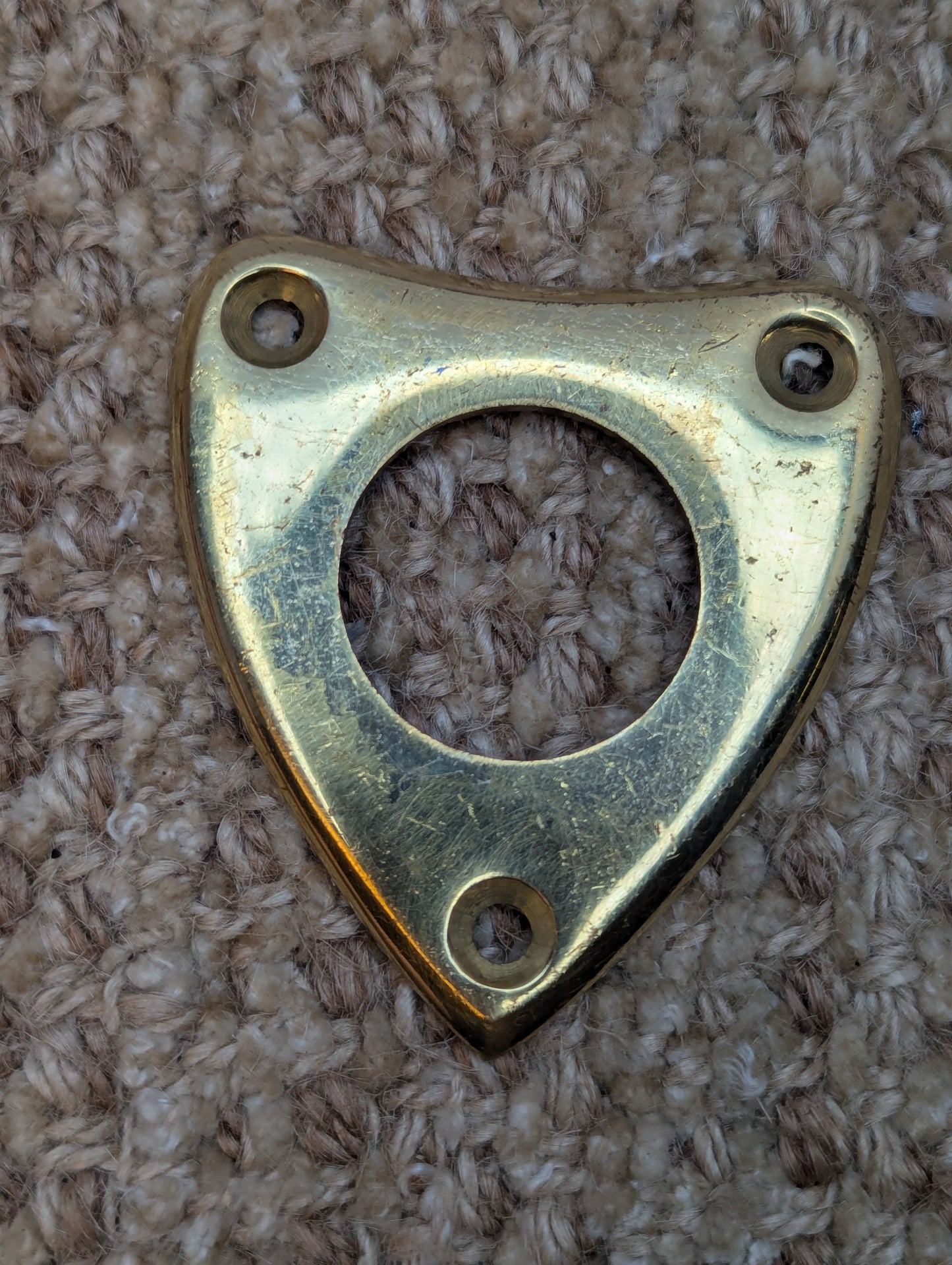 Antique Brass Cylinder Lock Collar Ring For Exterior Mortise Lock Door Hardware
