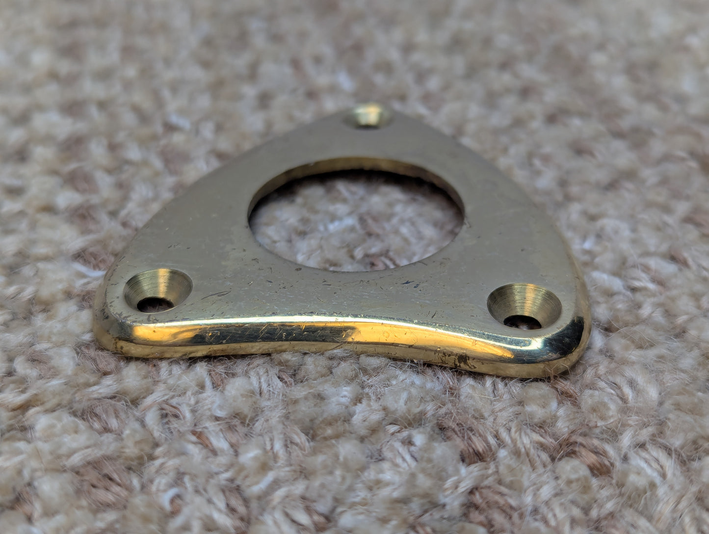 Antique Brass Cylinder Lock Collar Ring For Exterior Mortise Lock Door Hardware