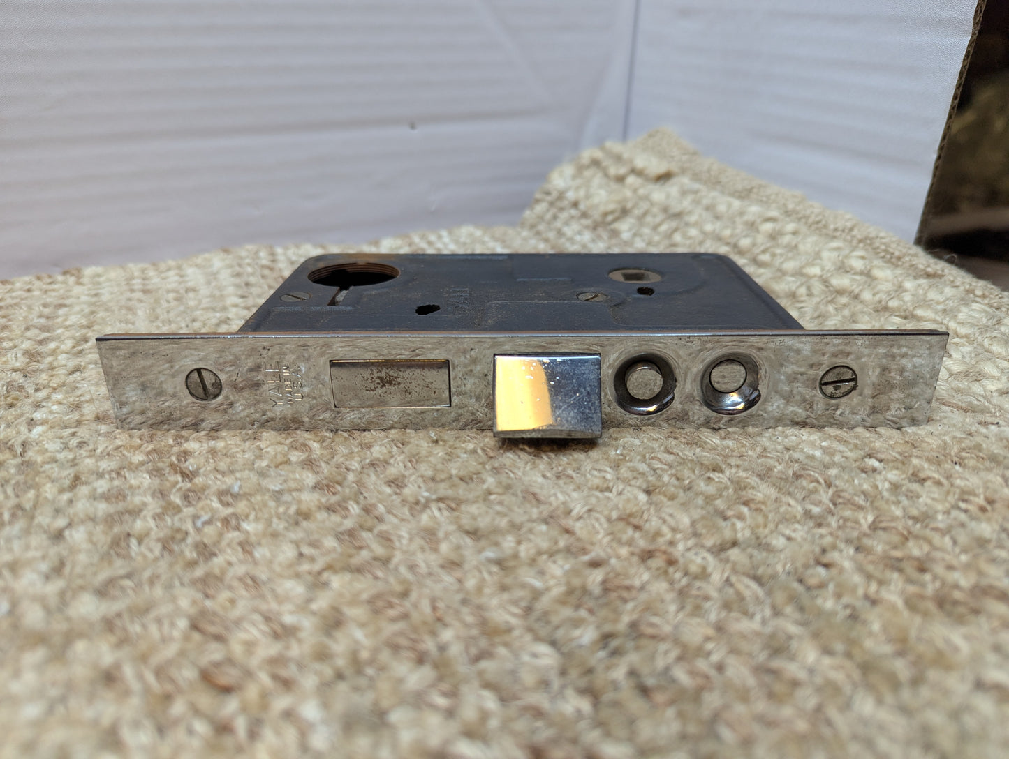 Antique Yale Exterior Mortise Lock Door Hardware #7750