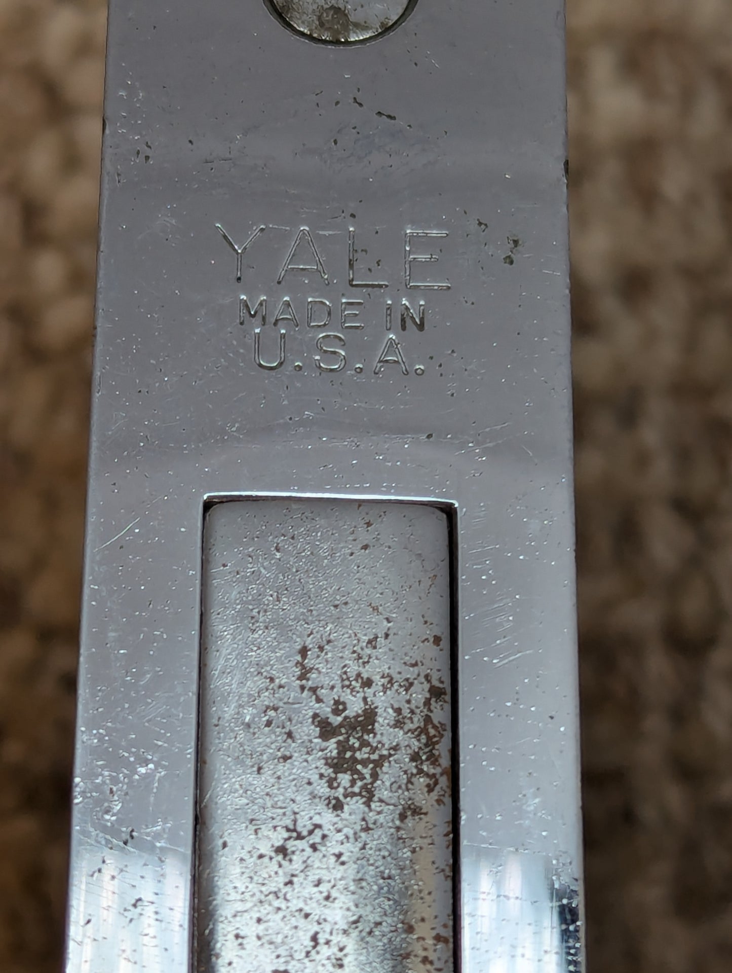 Antique Yale Exterior Mortise Lock Door Hardware #7750