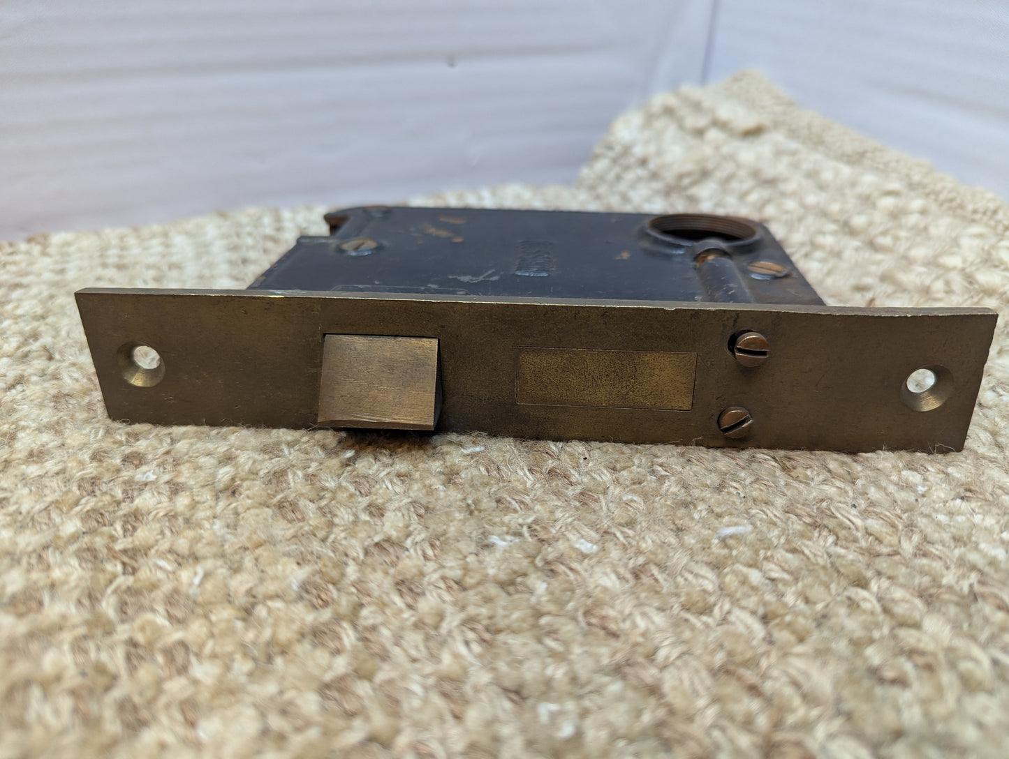 Antique Russwin Exterior Mortise Lock Door Hardware #9098