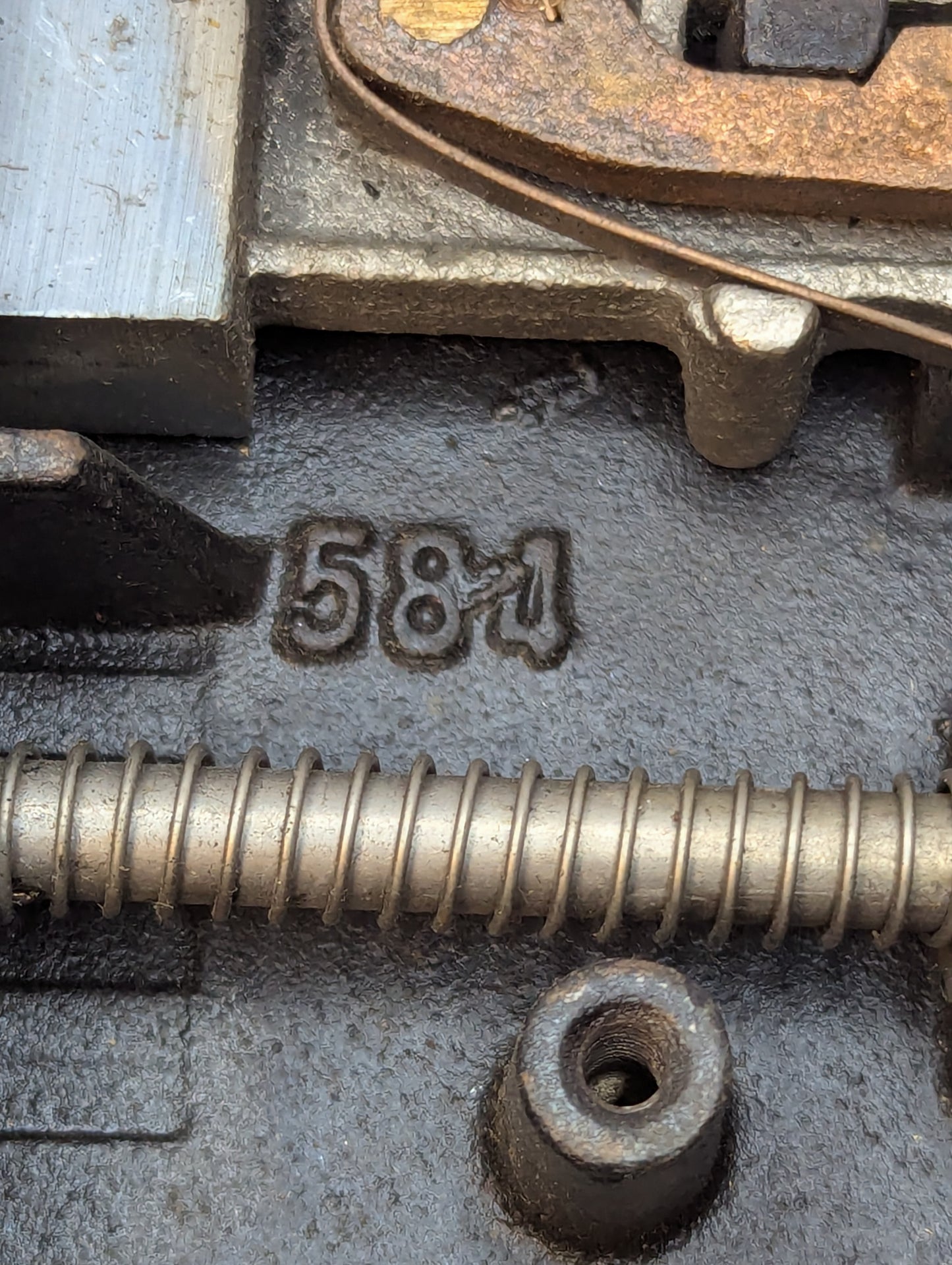 Antique Yale Exterior Mortise Lock Door Hardware #584