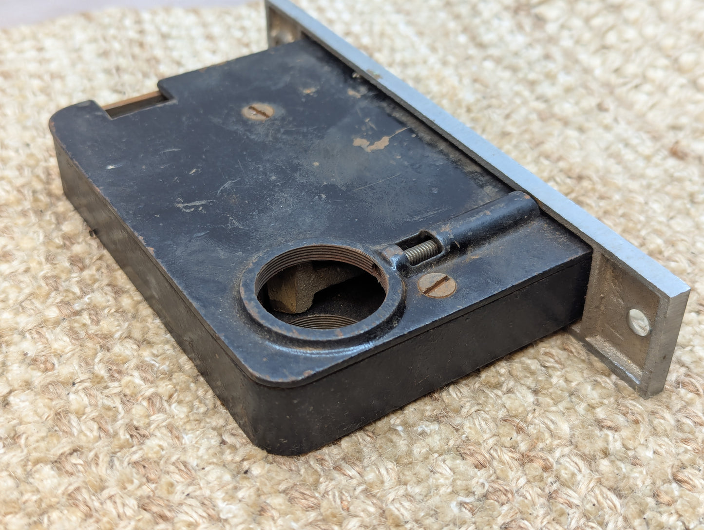 Antique Yale Exterior Mortise Lock Door Hardware #584