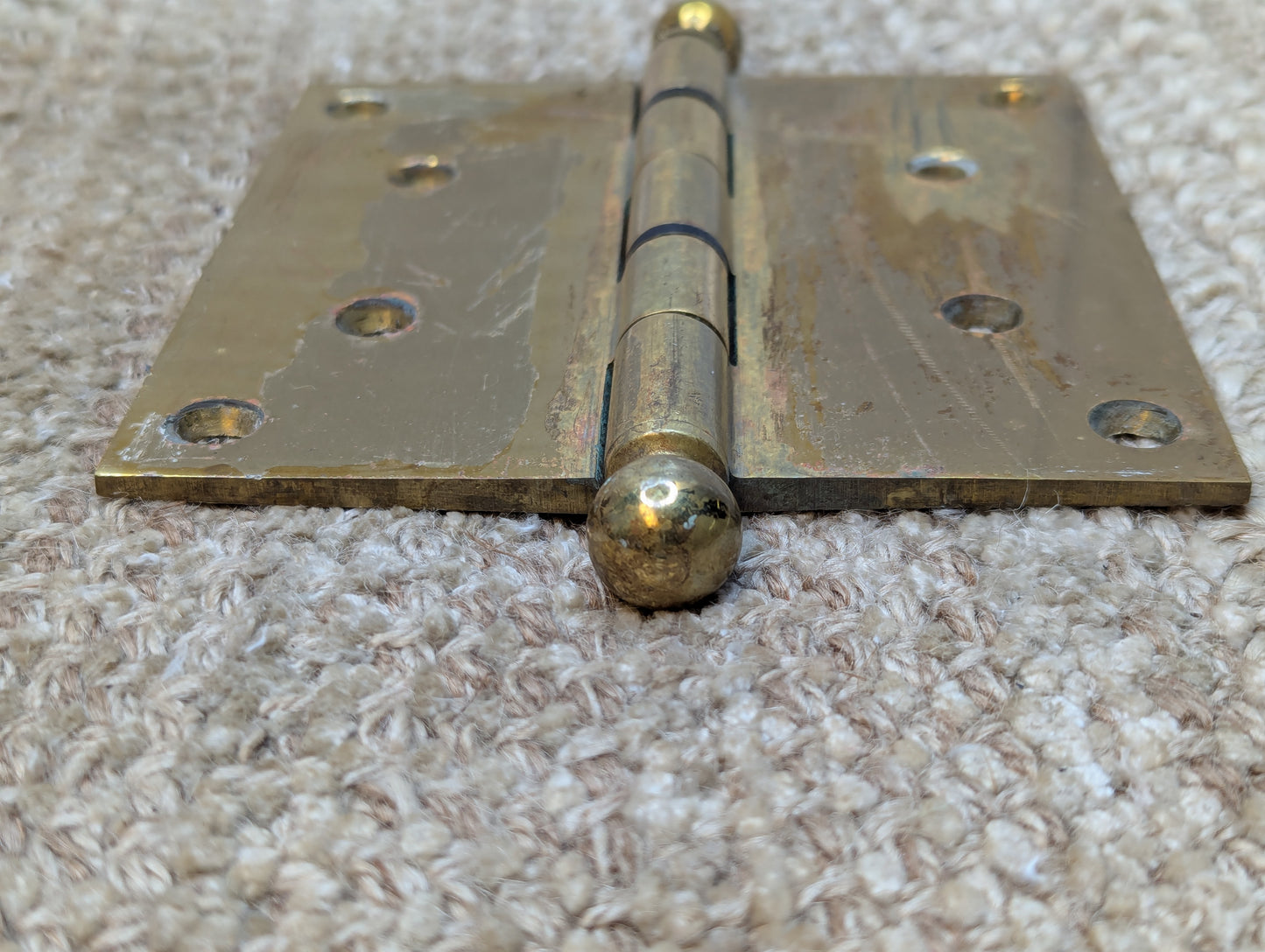 5" x 5" Solid Brass Ball Tip Door Hinge Door Hardware