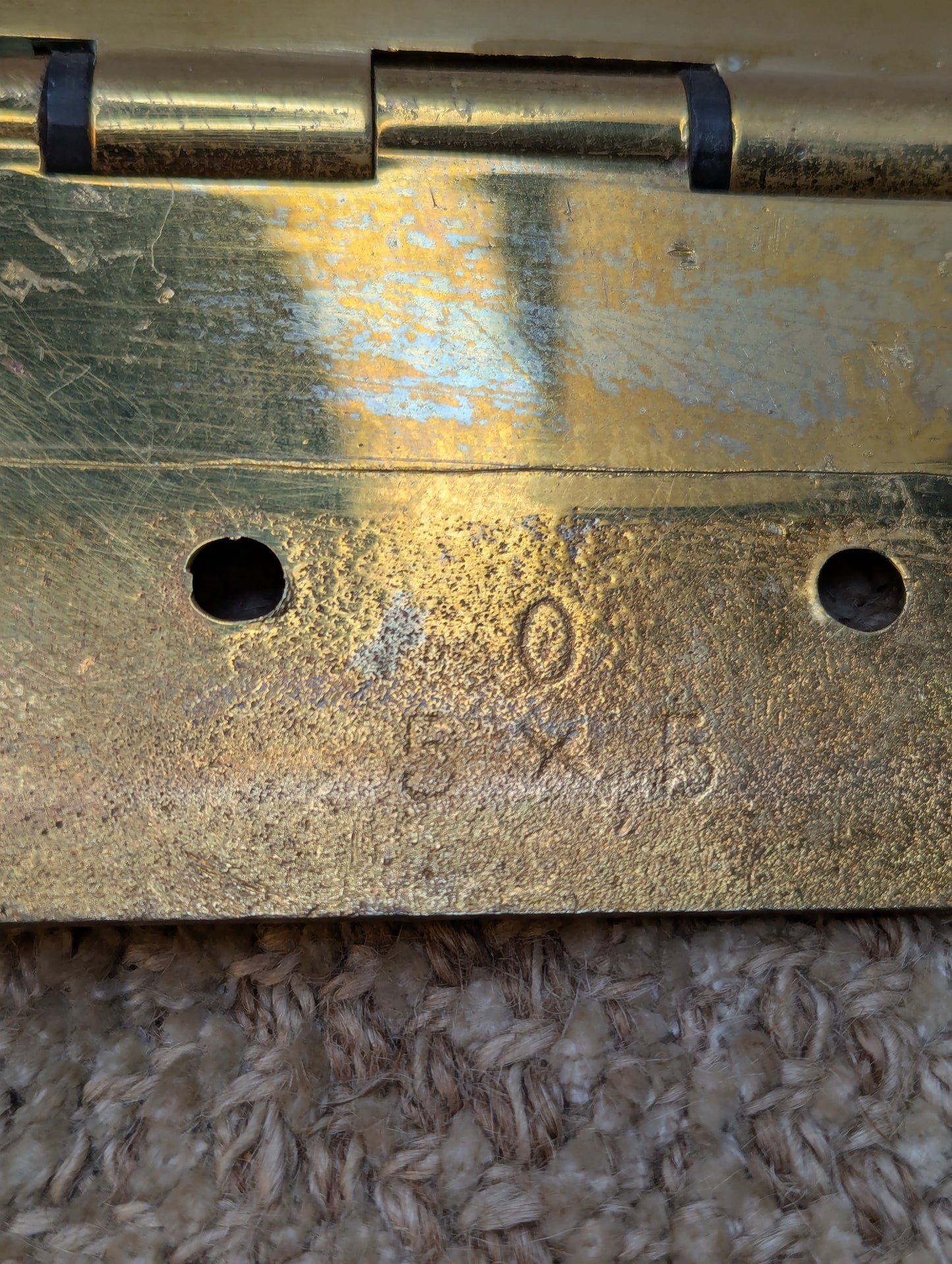 5" x 5" Solid Brass Ball Tip Door Hinge Door Hardware