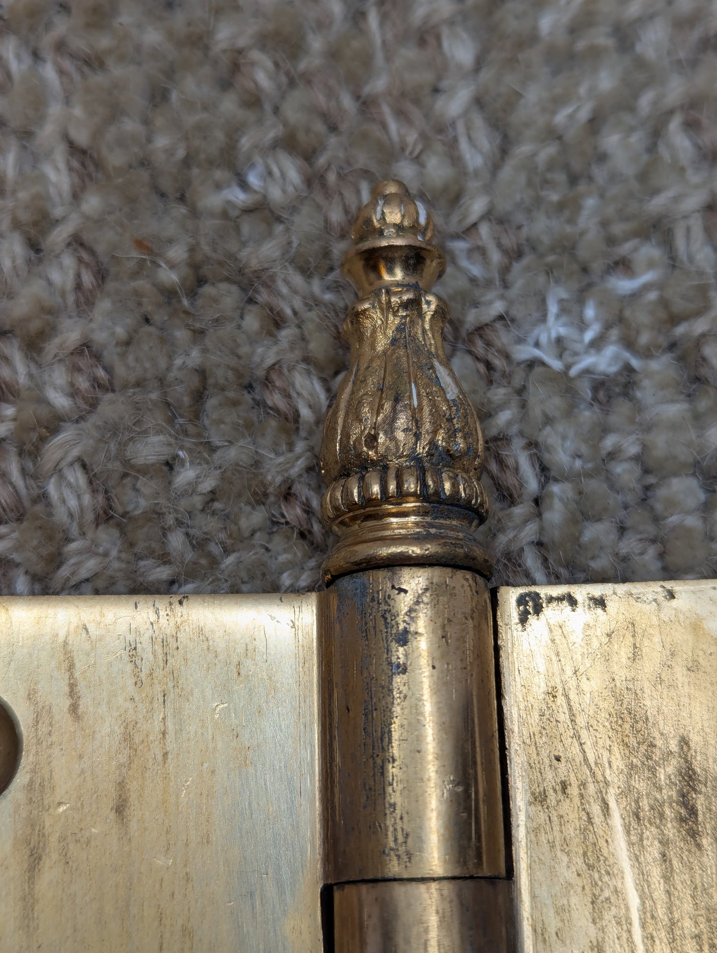 3 1/2" x 4 1/2" Solid Brass Steeple Tip Door Hinge Door Hardware