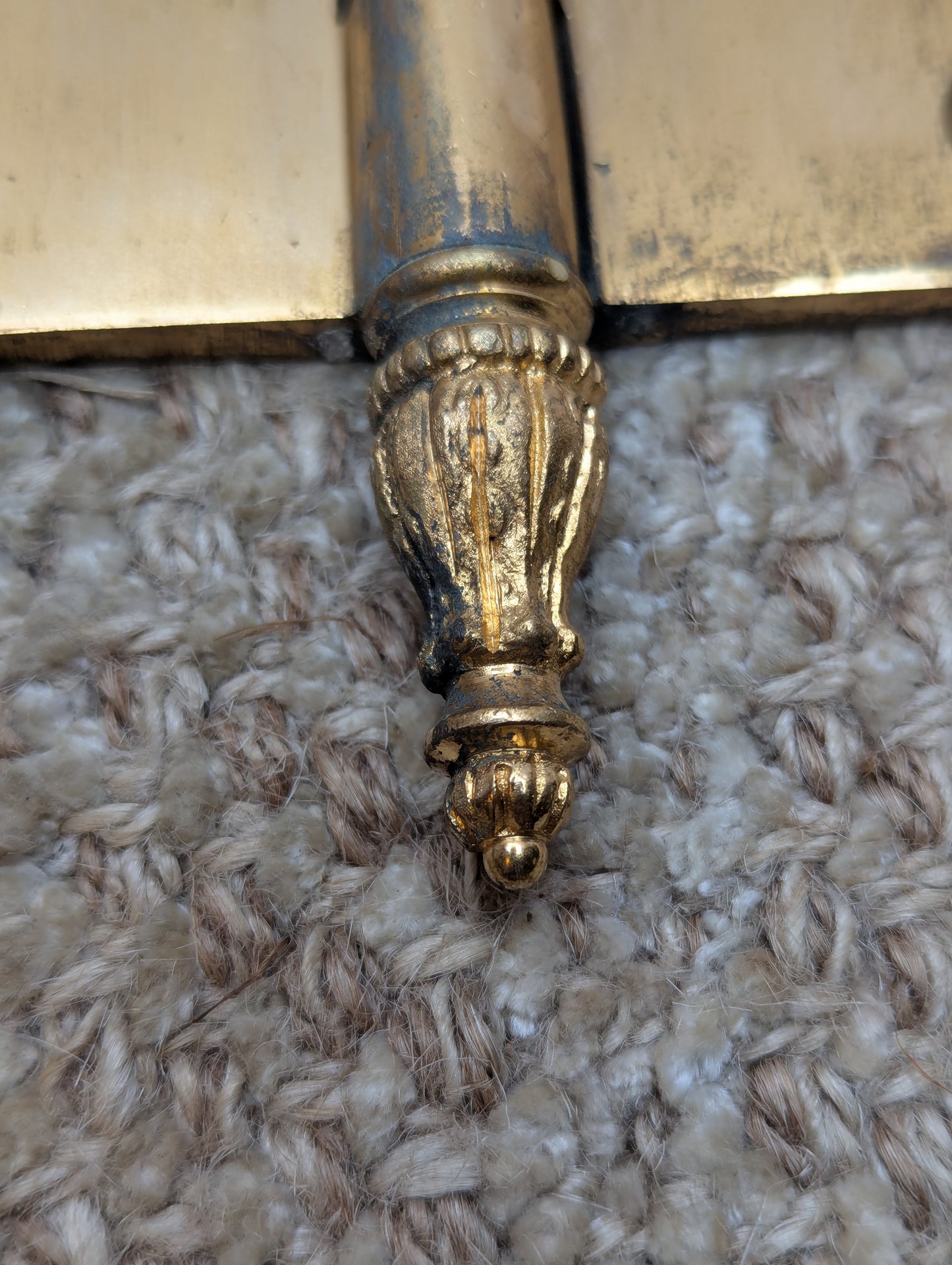 3 1/2" x 4 1/2" Solid Brass Steeple Tip Door Hinge Door Hardware