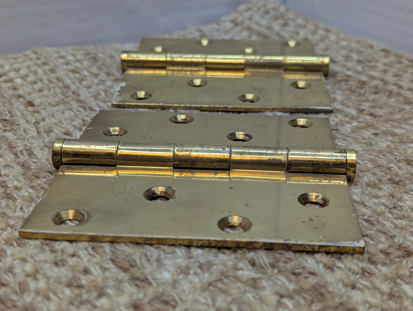 4 1/2" x 4 1/2" Zeluck Solid Brass Butt Door Hinge Door Hardware