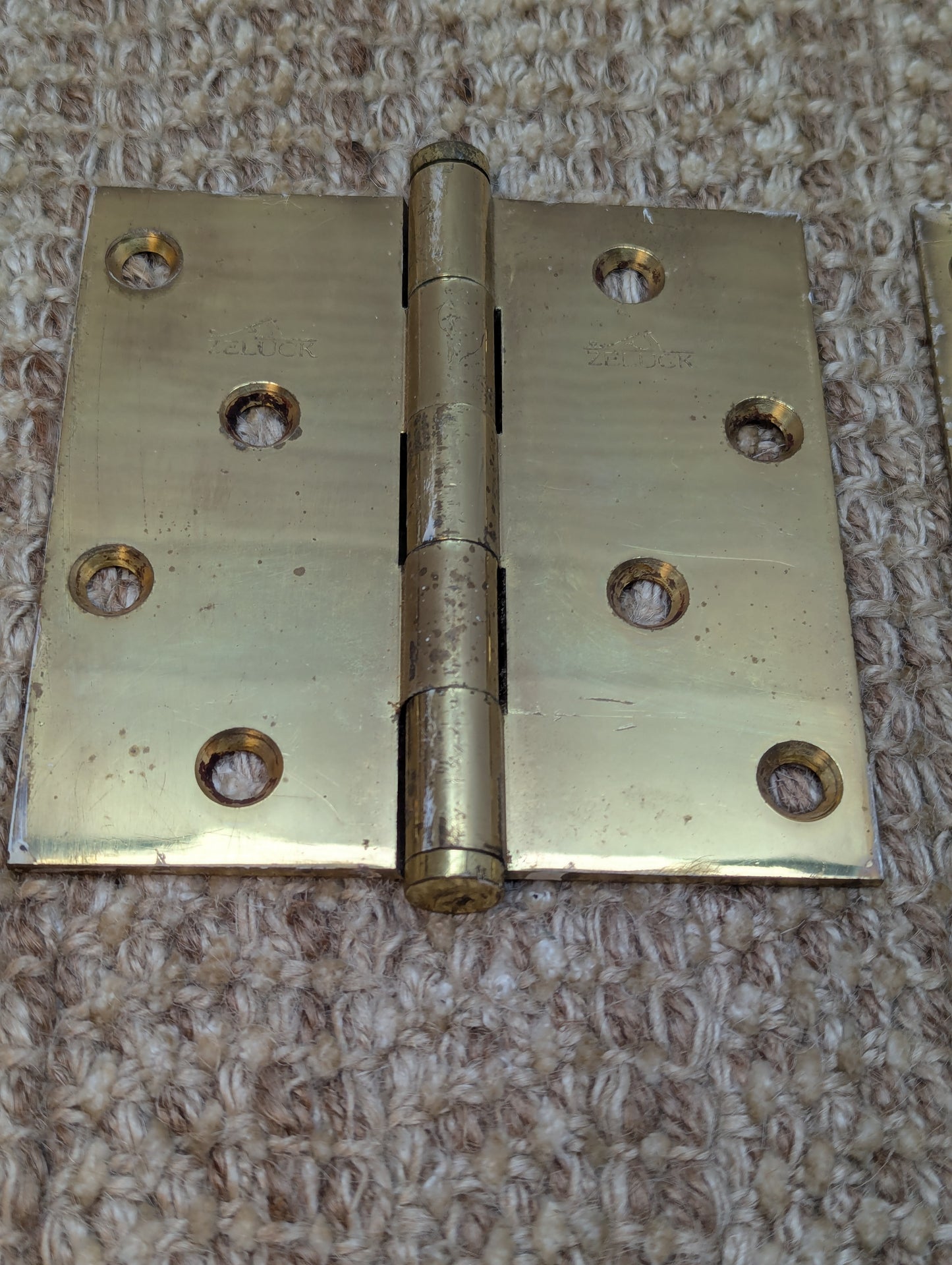 4 1/2" x 4 1/2" Zeluck Solid Brass Butt Door Hinge Door Hardware